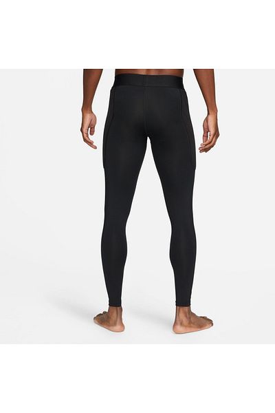Nike Cv0045-010 Black Men's Sports Tights - Dry Pad Ground