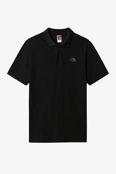 THE NORTH FACE Ανδρικό μπλουζάκι πόλο Piquet - Μαύρο, Κλασικό γιακά