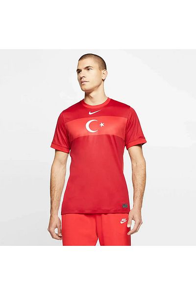 Nike Turkey 2020 National Team Away Men's Red Round Neck Jersey