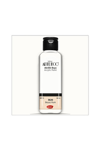 Artdeco Akrilik Boya 140 ml 3620-Beyaz Kum