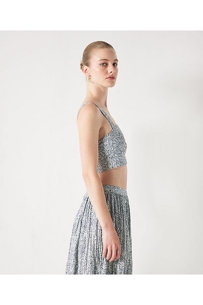 İpekyol Patterned Crop Blouse