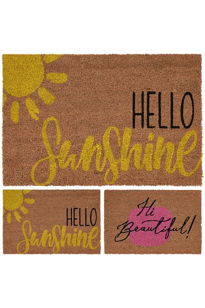 Homelux Entrance mat 39X59 cm, coconut fiber, available in 2 variants