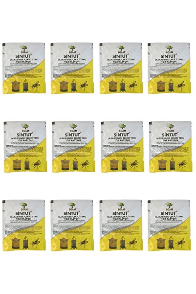 egam sintut 12 Adet Karasinek Tuzağı Için Sintut Karasinek Çekici Yem 300 Gr.