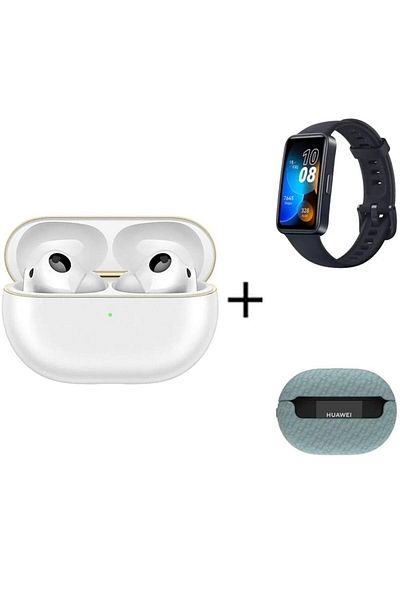 Huawei Freebuds Pro 4 Wireless Earbuds White + Band 8 + Case
