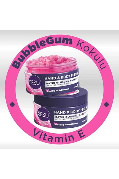 Sesu Premium 3-Piece Series - Glittery Hand and Body Scrub, Dry Care Oil, Body Lotion - 1 Top 3Pcs Set