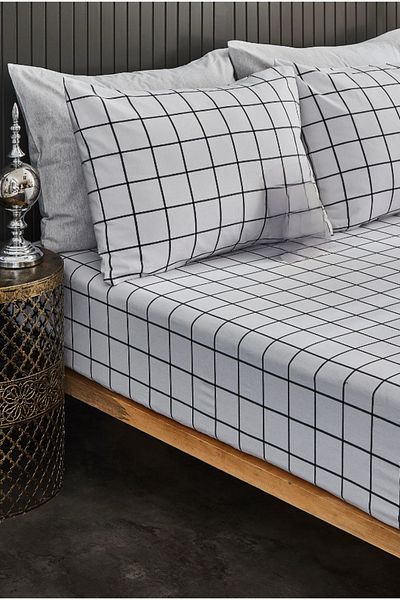 Sdream Fitted Sheet Set - Cotton |   Pillowcases |   Single-Double-Battal