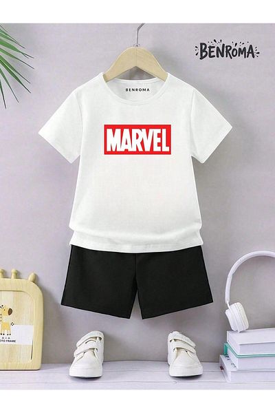 BENROMA Unisex Παιδικό Σετ Σορτς - Character Printed