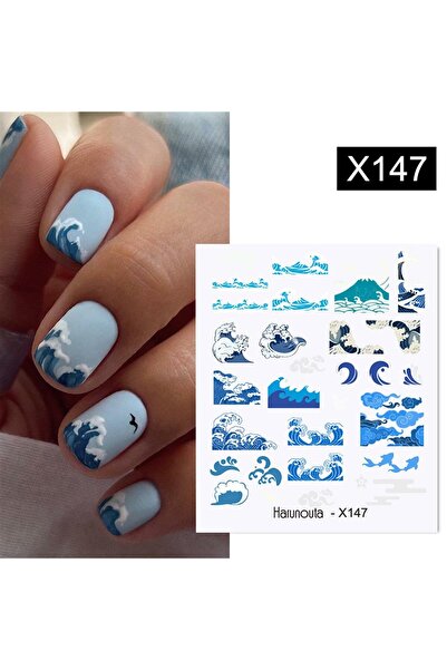 tırnakmania Su transferli nail art sticker X147 (55344-2)