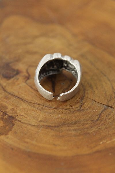 Clariss Figured Fist Model Metal Adjustable Men's Ring