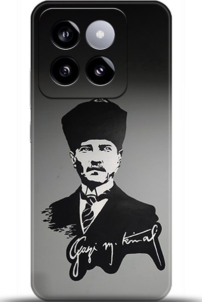 Noprin Xiaomi Mi 14 Case Hd Printed Case - Custody Series 5112