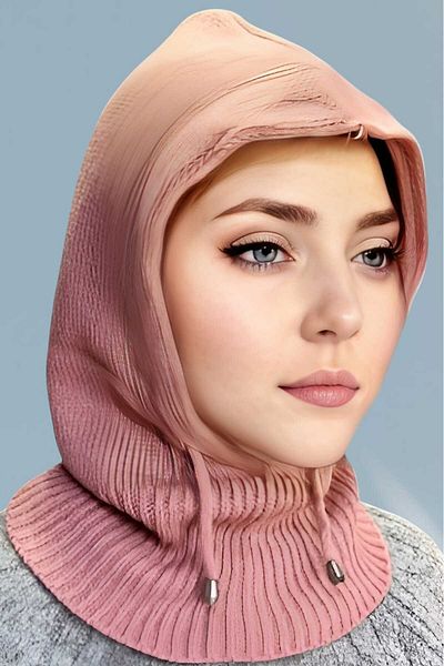 Uniquetrenders Tricotaj de damă Hijab Beanie Hijab Headgear