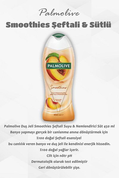 Palmolive Shower Gel Smoothies Peach and Milk 450 ml Buy 6 Pay 5