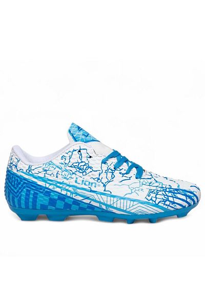 Lion White-Blue Football Boots 624
