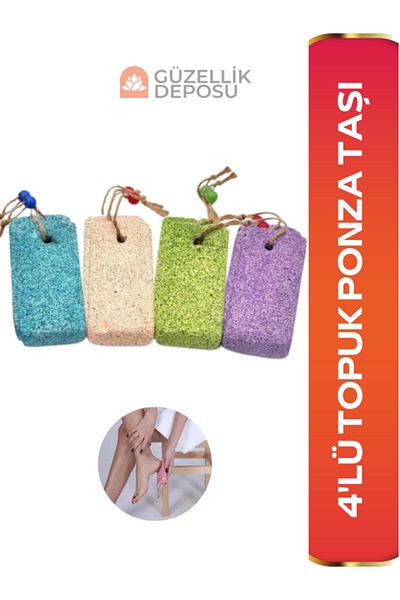 Güzellik Deposu Natural Heel Stone - 4-Piece Heel Pumice Set