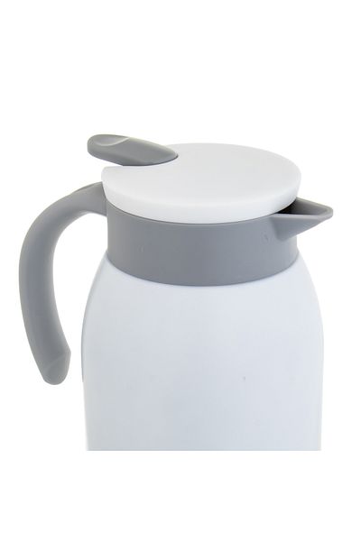 HIC Stanless Steel Thermos For Tea And Coffee 900 ml White Color
