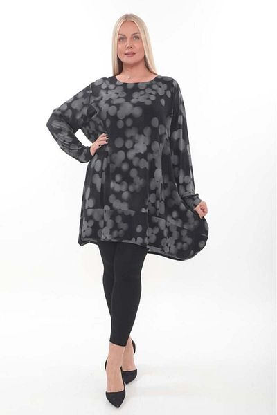 lovedrobe Women's Plus Size Blouse 23537-Black - 52
