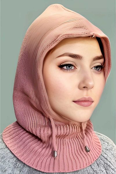 Trenderrs Tricotaj de damă Beanie tricotată Hijab Hijab Hijab Beanie