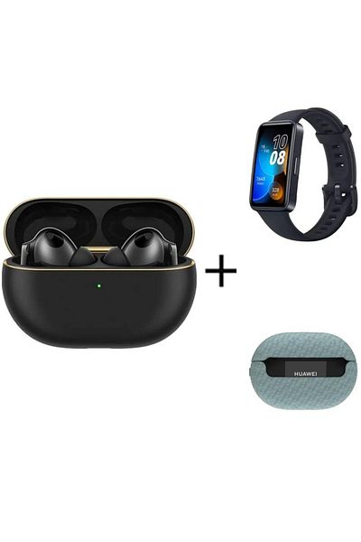 Huawei Freebuds Pro 4 Wireless Earbuds Black + Band 8 + Case