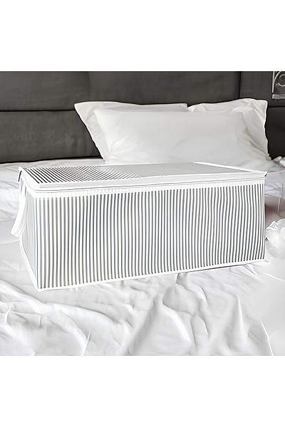 DaisyHome Υφασμάτινη τσάντα Mega Size με 2 Γκρι Αλυσίδες - Πολλαπλών Χρήσεων