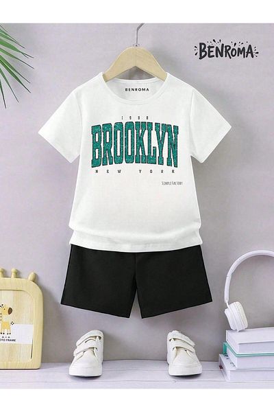 BENROMA Unisex Παιδικό Σετ Σορτς - Character Printed