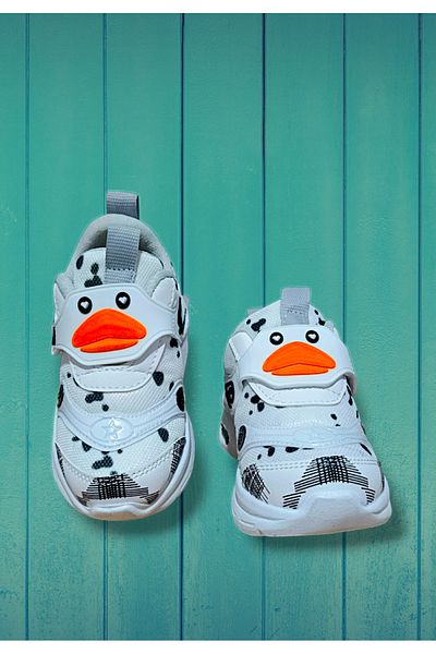 MODA Black and White Flexible Breathable - Casual Children's Sneakers