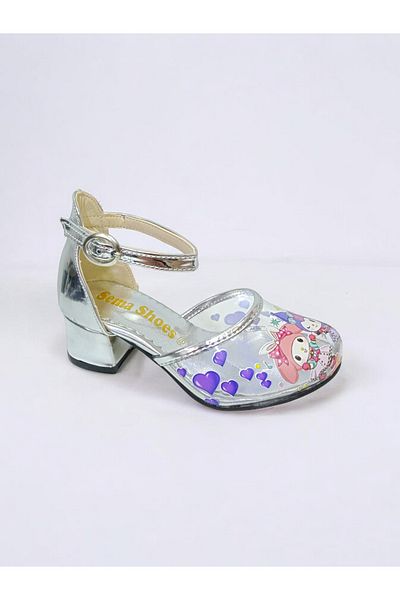 PATİK BEBE Kuromi Silver Color Transparent Princess Shoes