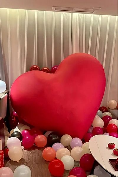 BeySüS Giant Heart Foil Balloon 145 cm
