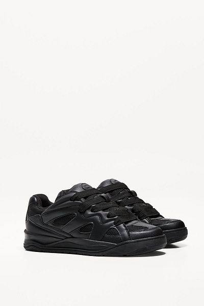 Bershka Multi-layer skater-style trainers