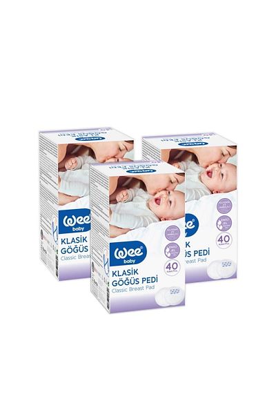 Wee Baby 120 قطعة من وسادات الثدي - موديل 3x40