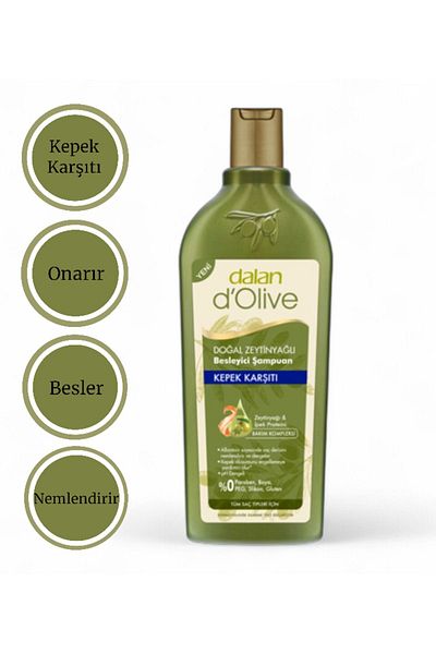Dalan Dolive 400 ml Olive Oil Shampoo Bran