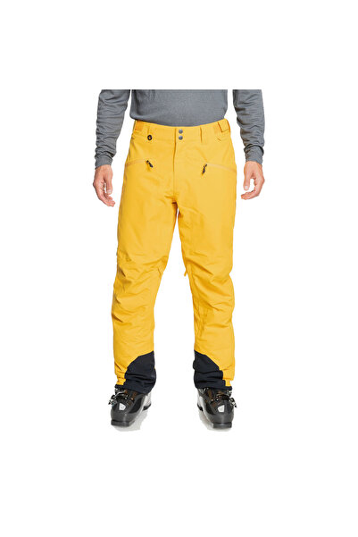 Quiksilver Erkek Snowboard Pantolonu Boundry Sarı Kayak/Snowboard Giyim ERKEK SNOWBOARD