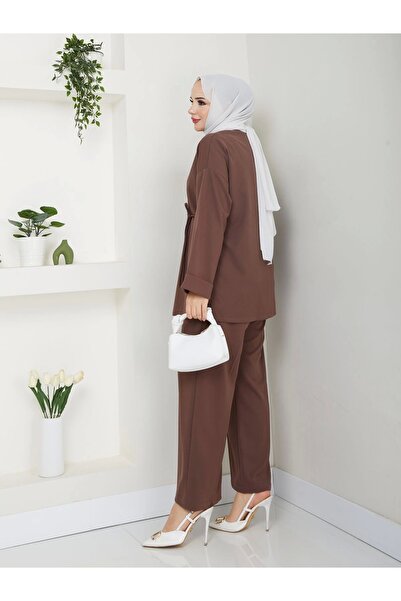 SERRA MODA Women's Double Saw Tunic Suit