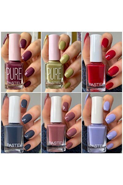 Pastel 6'lı Oje Seti 621-619-10-13-139-142