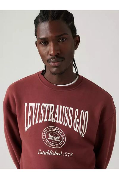 Levi's Comfortable Graphic Round Neck Sweatshirt 38712-0412
