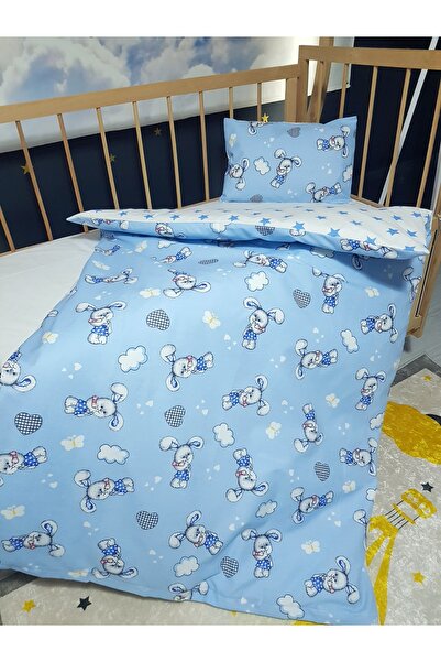 bebek_iklimi 5 Piece 90X130 Baby Sleeping Set - Rabbit Comforter Pillow Sheet Set
