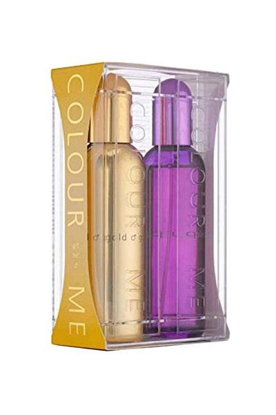 Milton Lloyd Colour Me Gold Set Perfume Gold-men & Purple-women