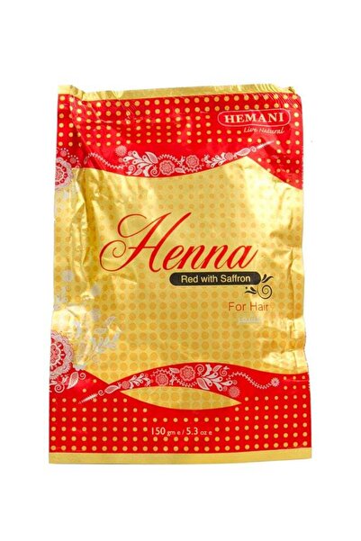 HEMANI Red henna powder with saffron 150 grams