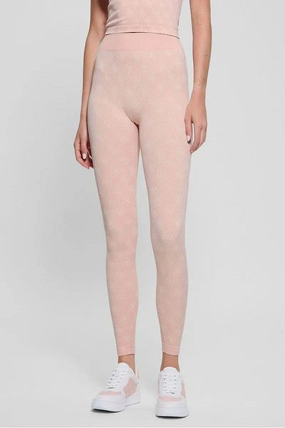 Guess 4g Rhombus Leggings Seamless Women's Pink Leggings V5Rb04Z3Lf0-F6Dj