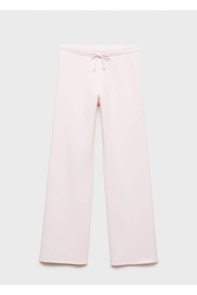 MANGO Woman Wideleg pamuklu jogger pantolon