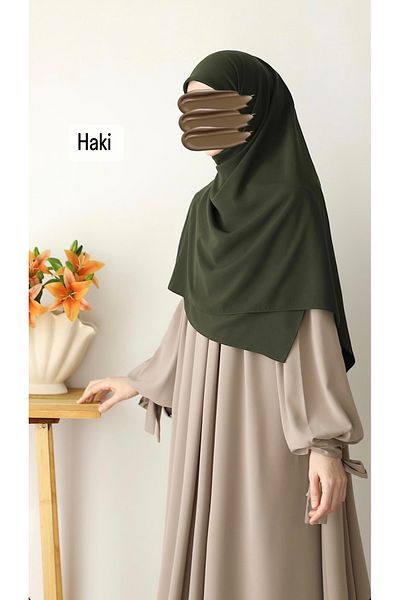 FRESCO SCARFS Hijab Hijab - Medina Silk and Scarf Khaki