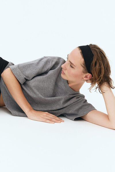 H&M Kısa ve Geniş Tişört