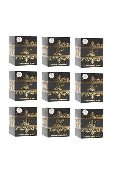 ALMAS Perfumes Bakhoor Ashek Al Oud 30gm*9psc