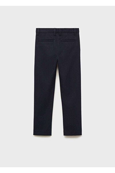 MANGO Kids Pamuklu chino pantolon