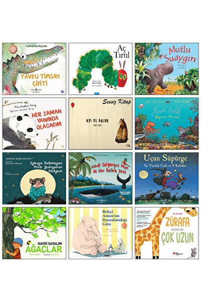 TÜRKİYE İŞ BANKASI KÜLTÜR YAYINLARI Yavru Timsah Çipiti Mutlu Suaygırı Aç Tırtıl Her Zaman Yanında Olacağım Okul Öncesi Hikaye Kitapları