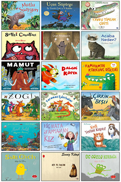 TÜRKİYE İŞ BANKASI KÜLTÜR YAYINLARI Minik Balık Okyanus Macerası Hiç Hata Yapmayan Kız Sarı Civciv Üz Gözlü Kurbağa Okul Öncesi Hikaye