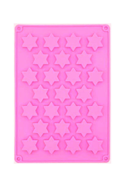 adarya Silikon Yıldız Desenli Çikolata Mum Epoksi Kek Sabun Kalıbı