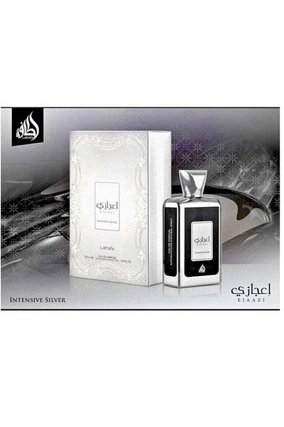 lattafa Ajazi Intensive Silver perfume by Lattafa for unisex, Eau de Parfum, 100ml