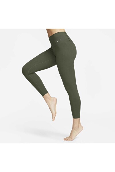 Nike Dri-Fit Zenvy Gentle-Support InfinaSoft High-Waisted 7/8 Training Yüksek Bel Yeşil Kadın Tayt