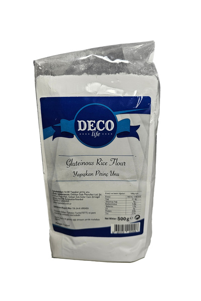 DECO Yapışkan Pirinç Unu 500g Deco Glutinous Sticky Sweet Rice Flour