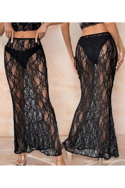 BENİMOLMALI Fusta Maxi Fusta Dantela Fusta Lunga Fusta Sexi